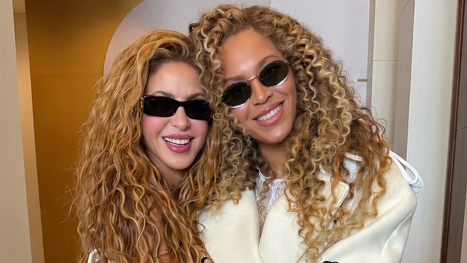 Shakira con Beyoncé.