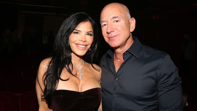 Jeff Bezos y Lauren Sanchez juntos en Milan