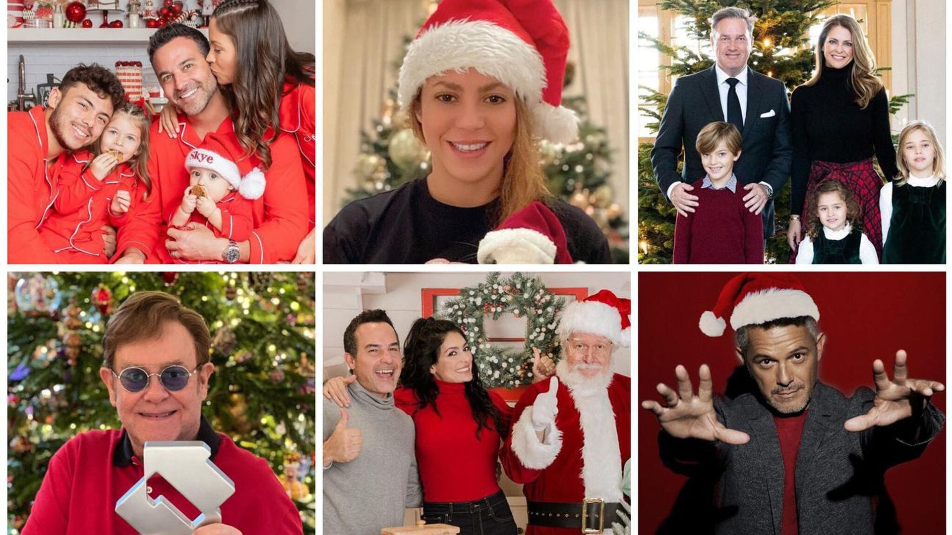 ¡Feliz Navidad! Los famosos te desean lo mejor con sus tiernas postales
