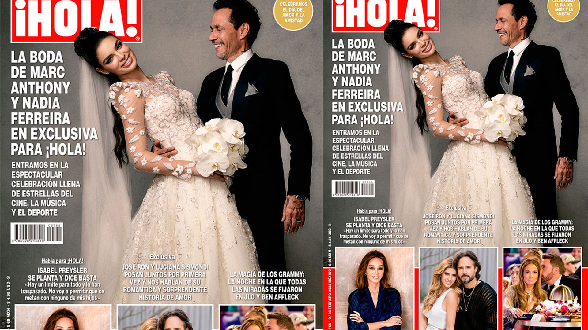 La boda de Marc Anthony y Nadia Ferreira en exclusiva para ¡HOLA!