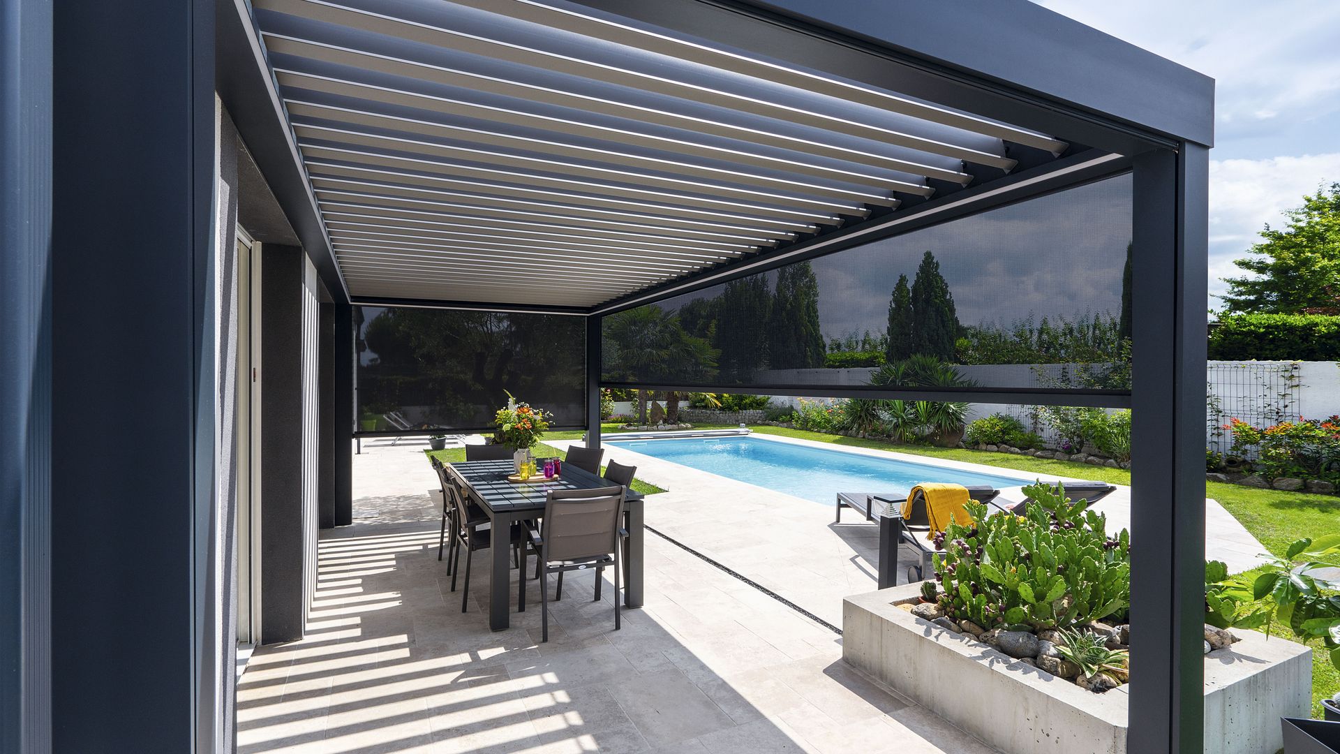 Pérgolas bioclimáticas y pabellones para disfrutar de la terraza o el jardín los 365 días del año