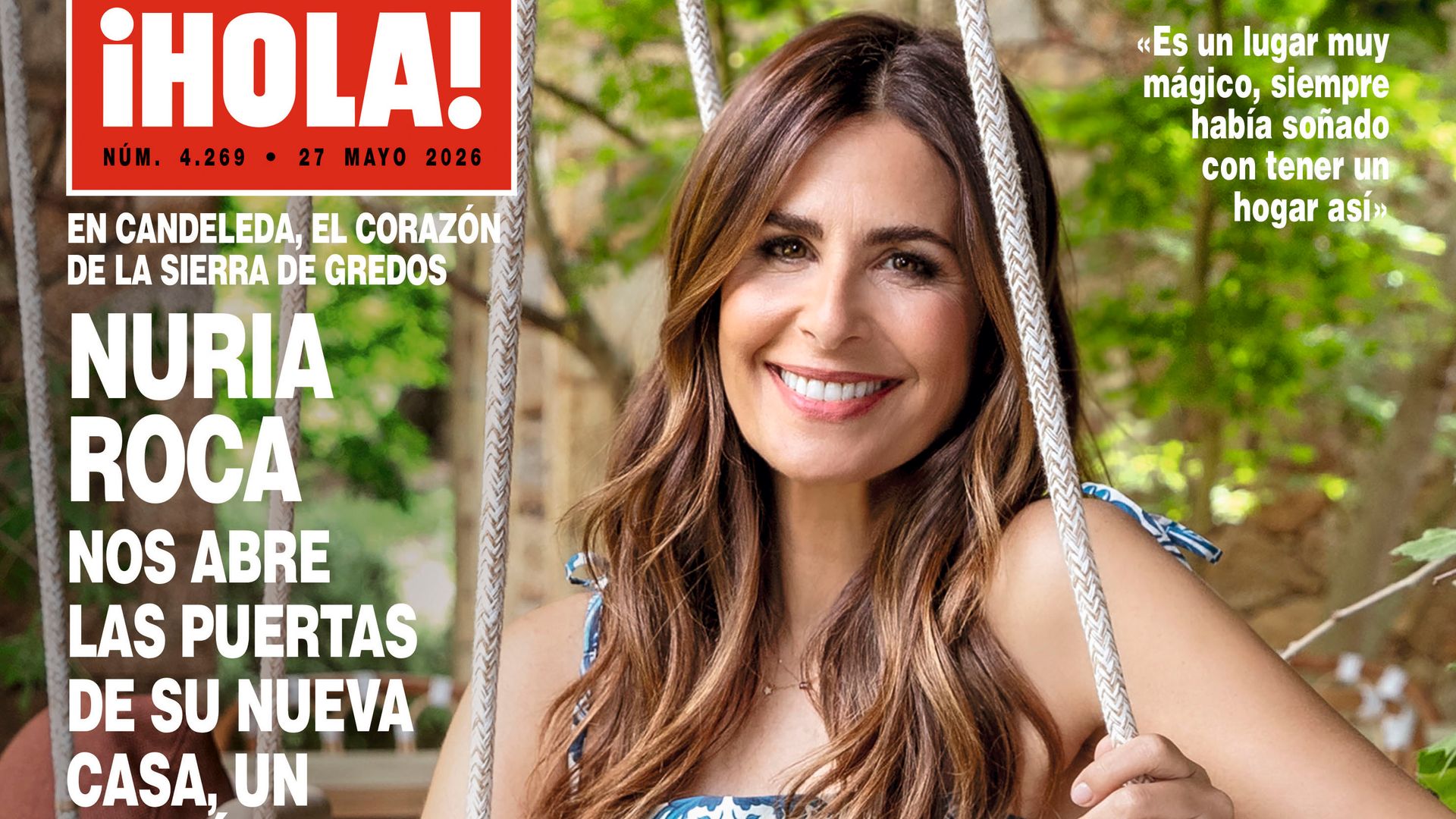 Nuria Roca en la portada de ¡HOLA! 4269