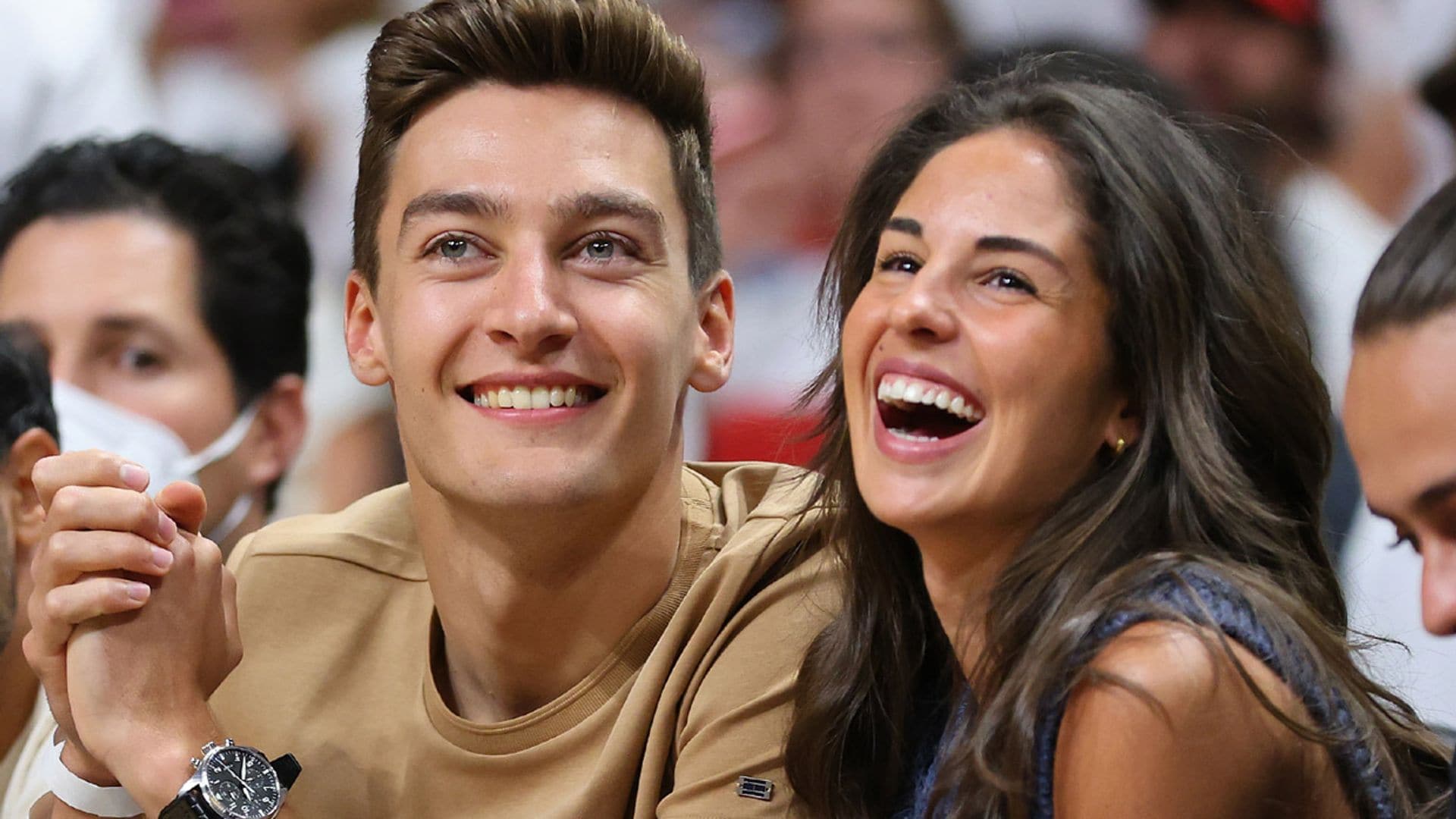 Descubrimos a Carmen Montero, la novia con sangre española del piloto de Fórmula 1 George Russell