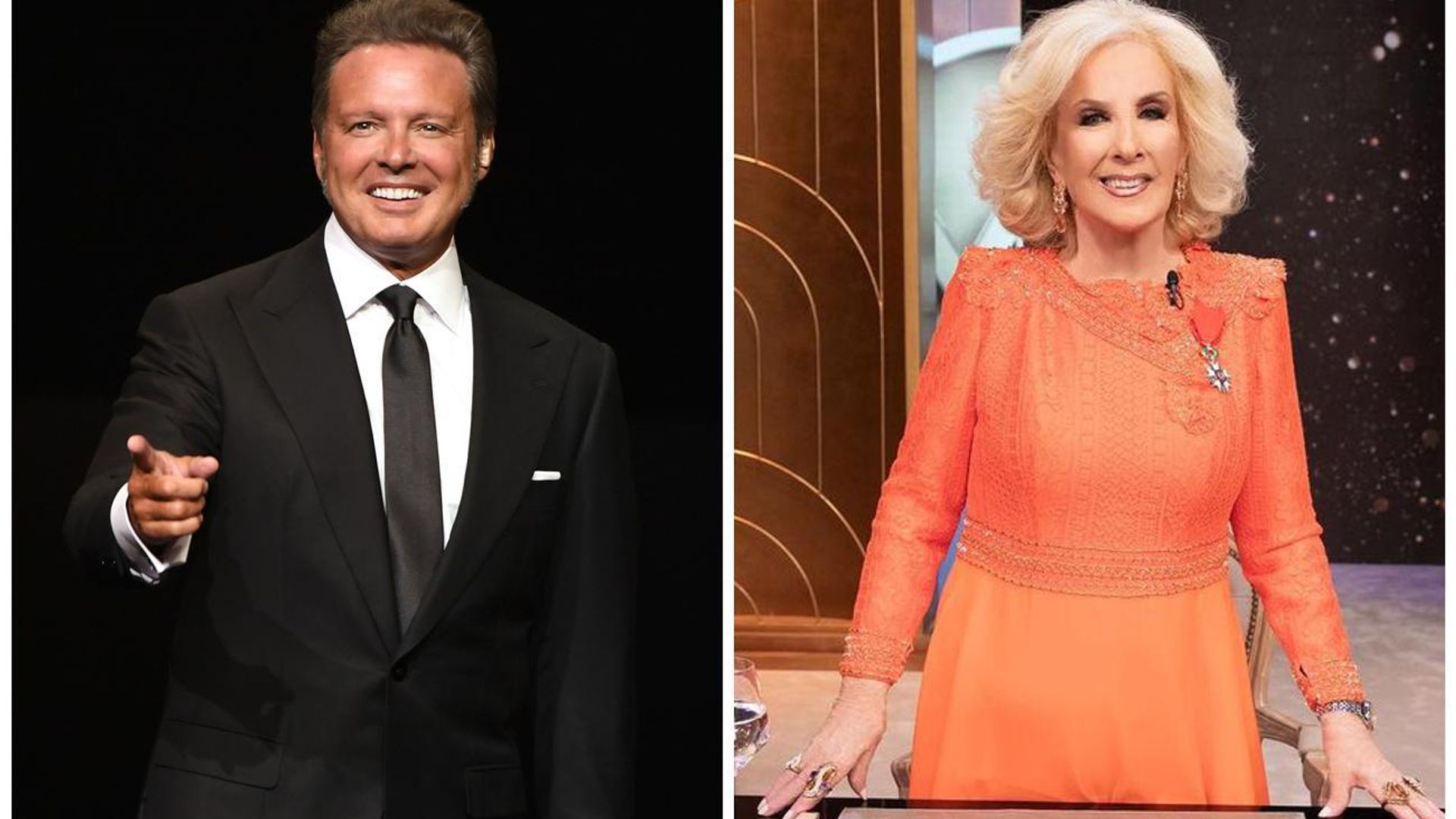 Luis Miguel y su gran gesto de caballero con la presentadora argentina Mirtha Legrand