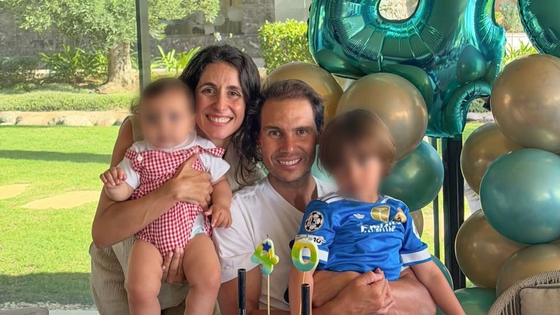 Rafa Nadal celebra su 40 cumpleaños con su familia