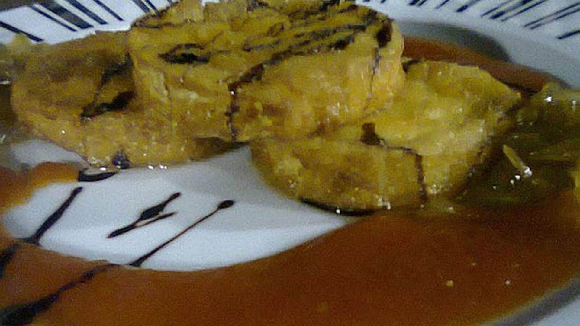 Queso de cabra con mermelada de tomate