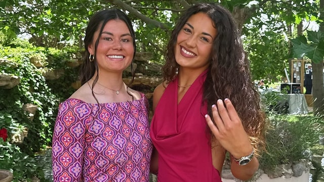 Carla Camacho en la boda de Alba Redondo
