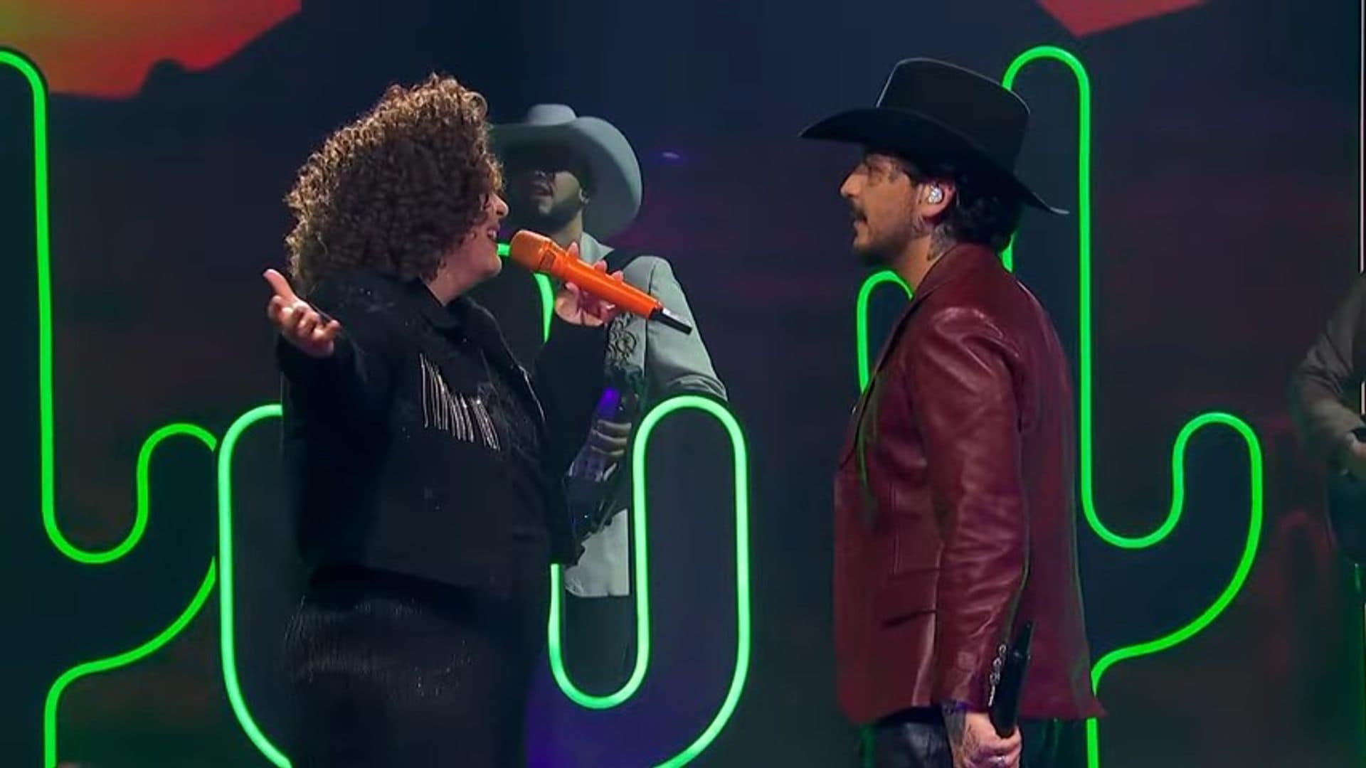 ¡Talento único! Lucero Mijares protagoniza un inolvidable dueto con Christian Nodal en 'Juego de Voces'