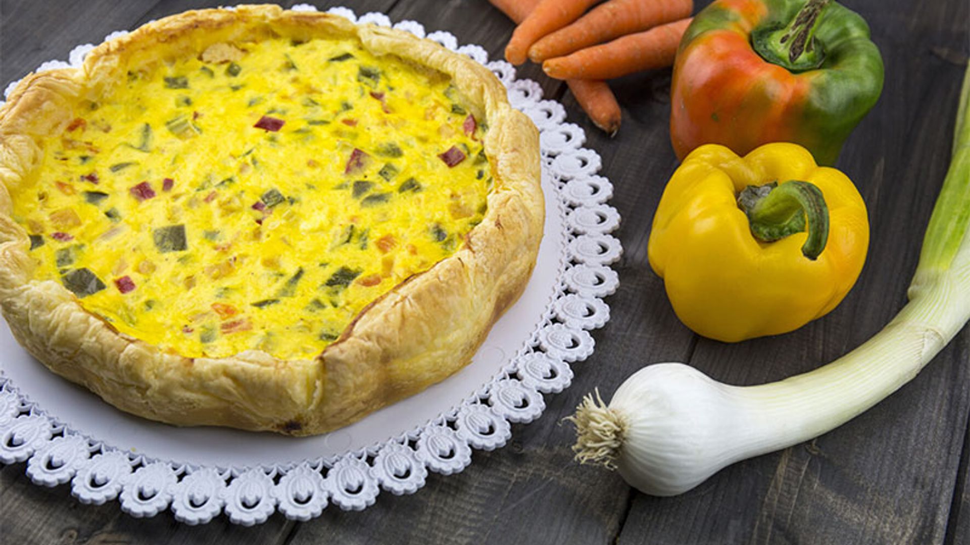 'Quiche' vegetal