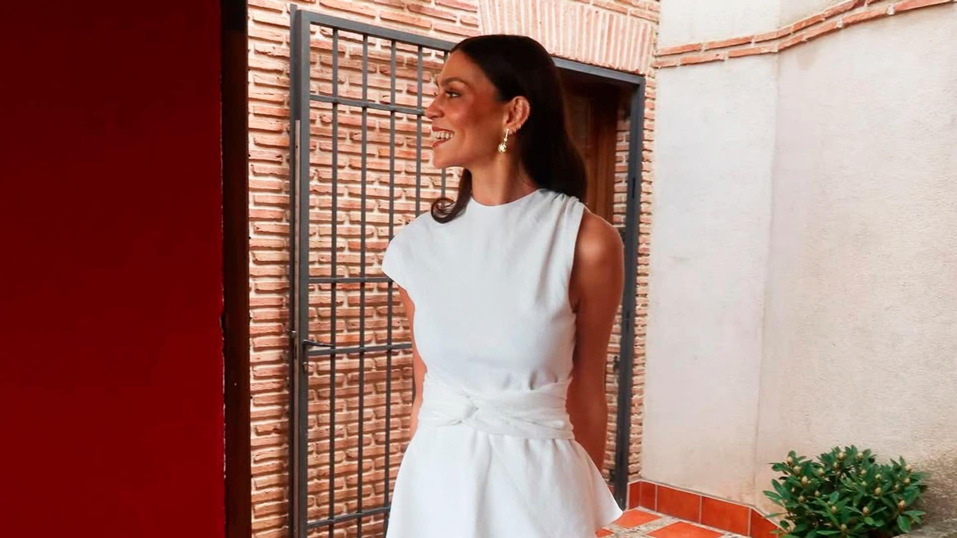 Lucía Páramo en su pedida de mano