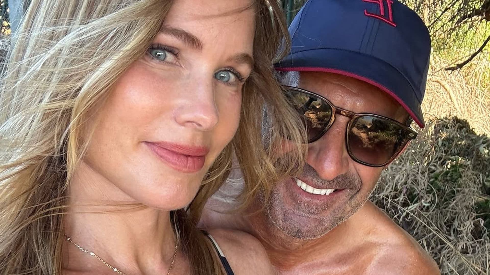 Luis Figo y Helen Svedin, durante sus vacaciones en Portugal