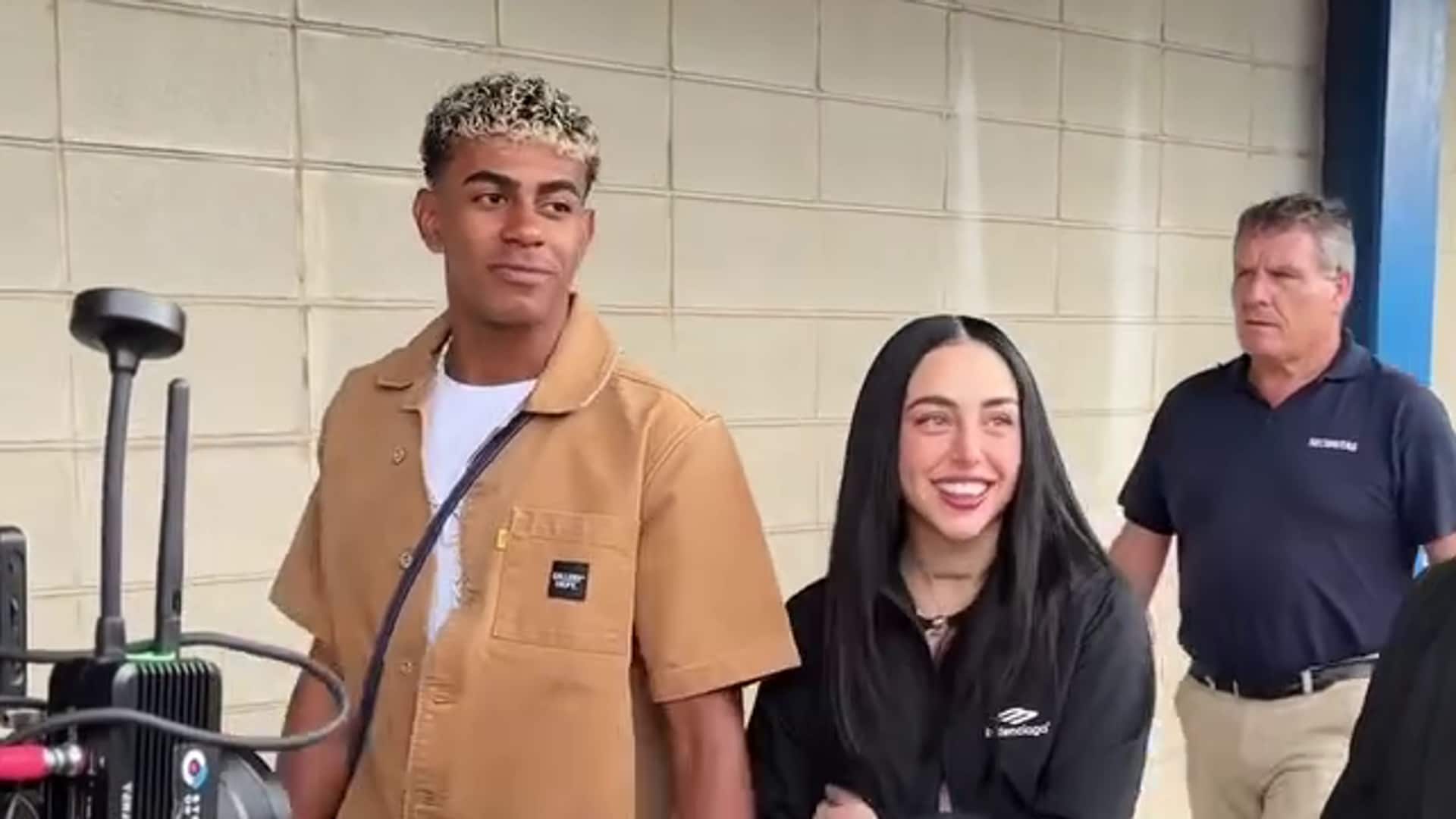 Lamine Yamal y Nicki Nicole, primera aparición pública en la Kings League