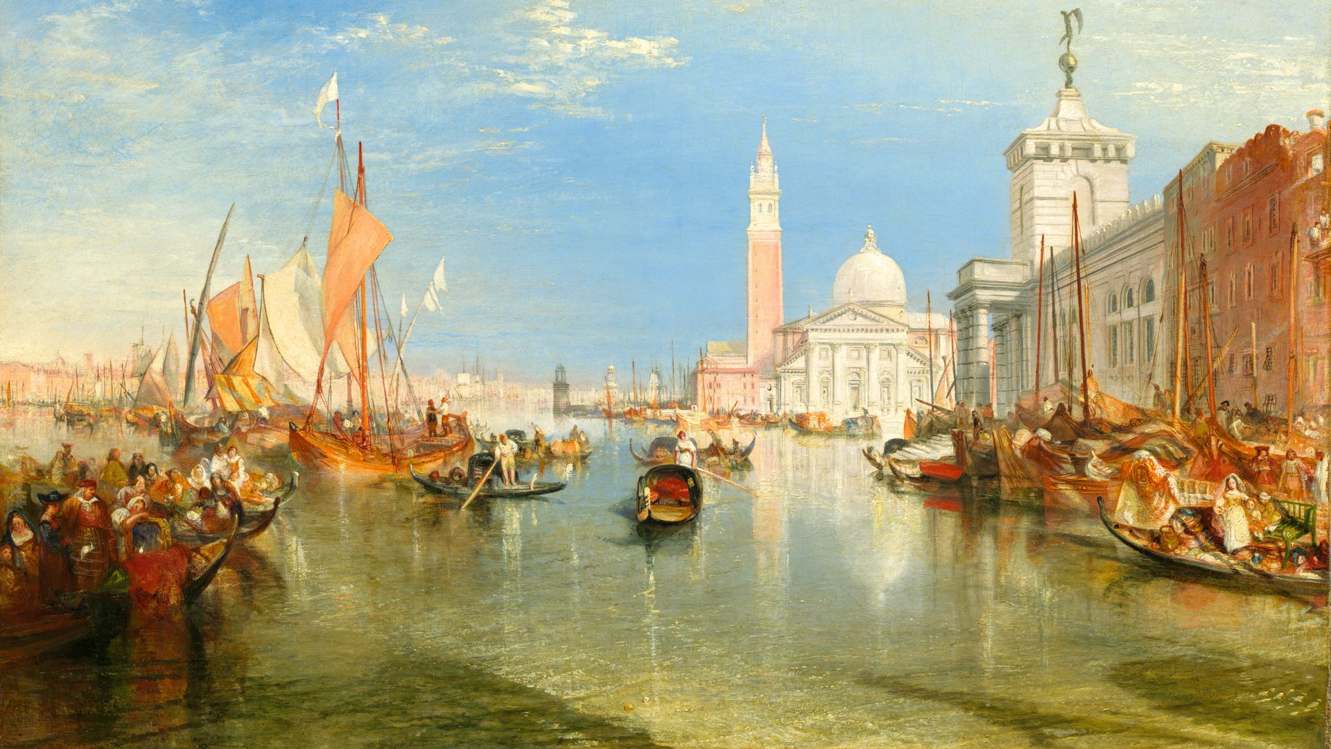 'La Dogana y San Giorgio Maggiore, Venecia'. Joseph M. W. Turner, 1834 