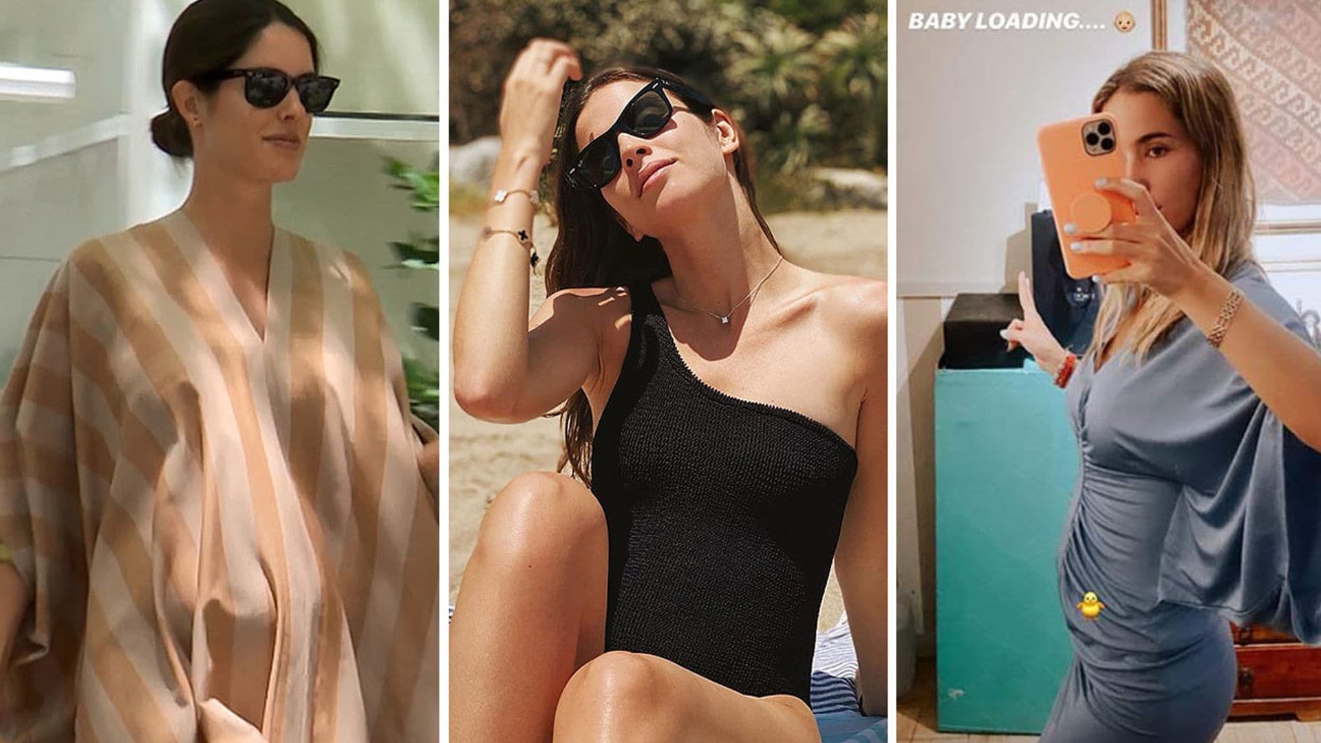 Sofía Palazuelo, Sandra Gago, María Pombo..., celebrities en un verano de dulce espera