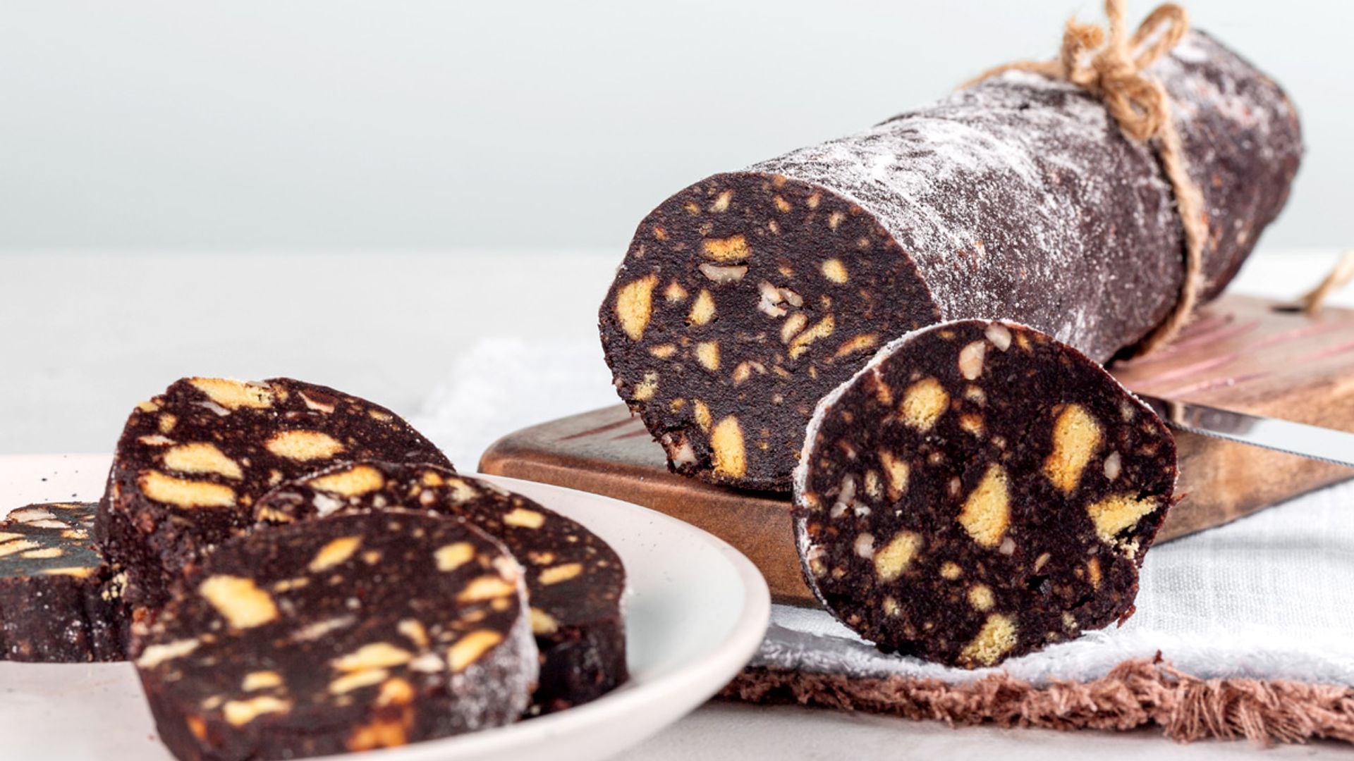 'Mosaikó' (postre griego de chocolate y galletas)