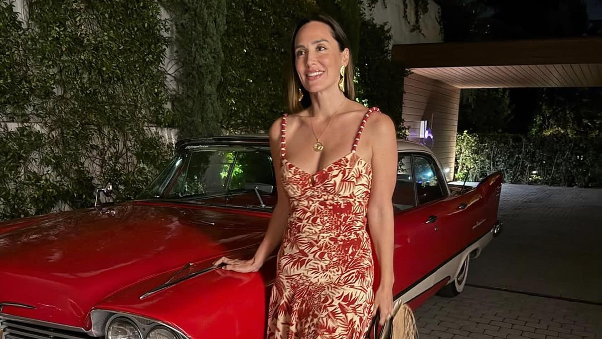 Tamara Falcó con vestido de Johanna Ortiz