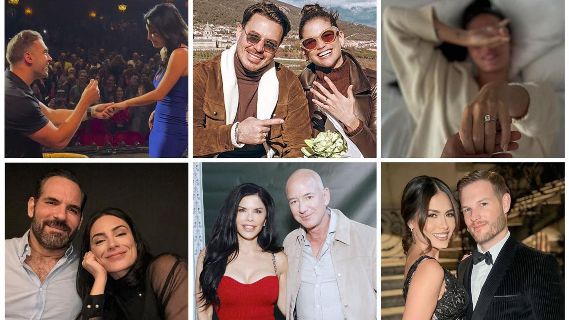 Parejas de famosos que se comprometieron en 2023