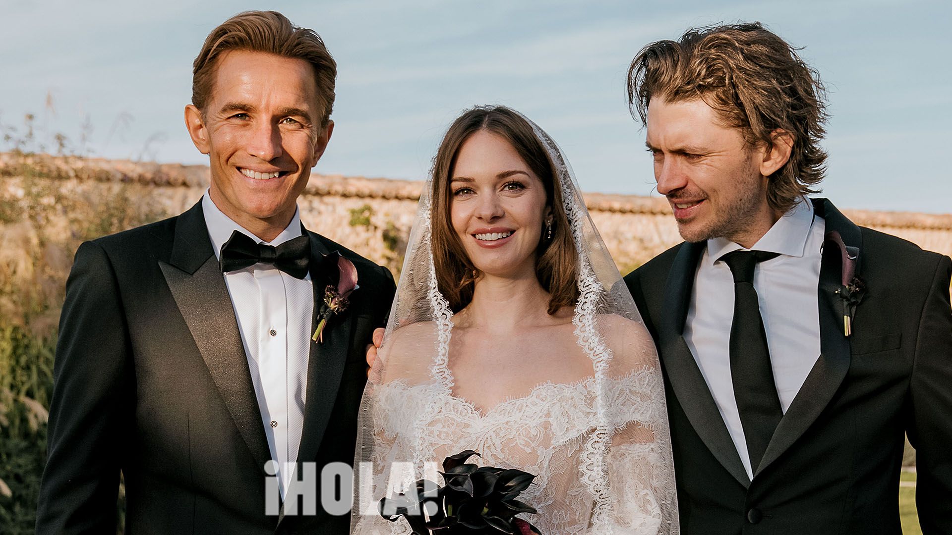 Stella Banderas con su hermano, Jesse Johnson