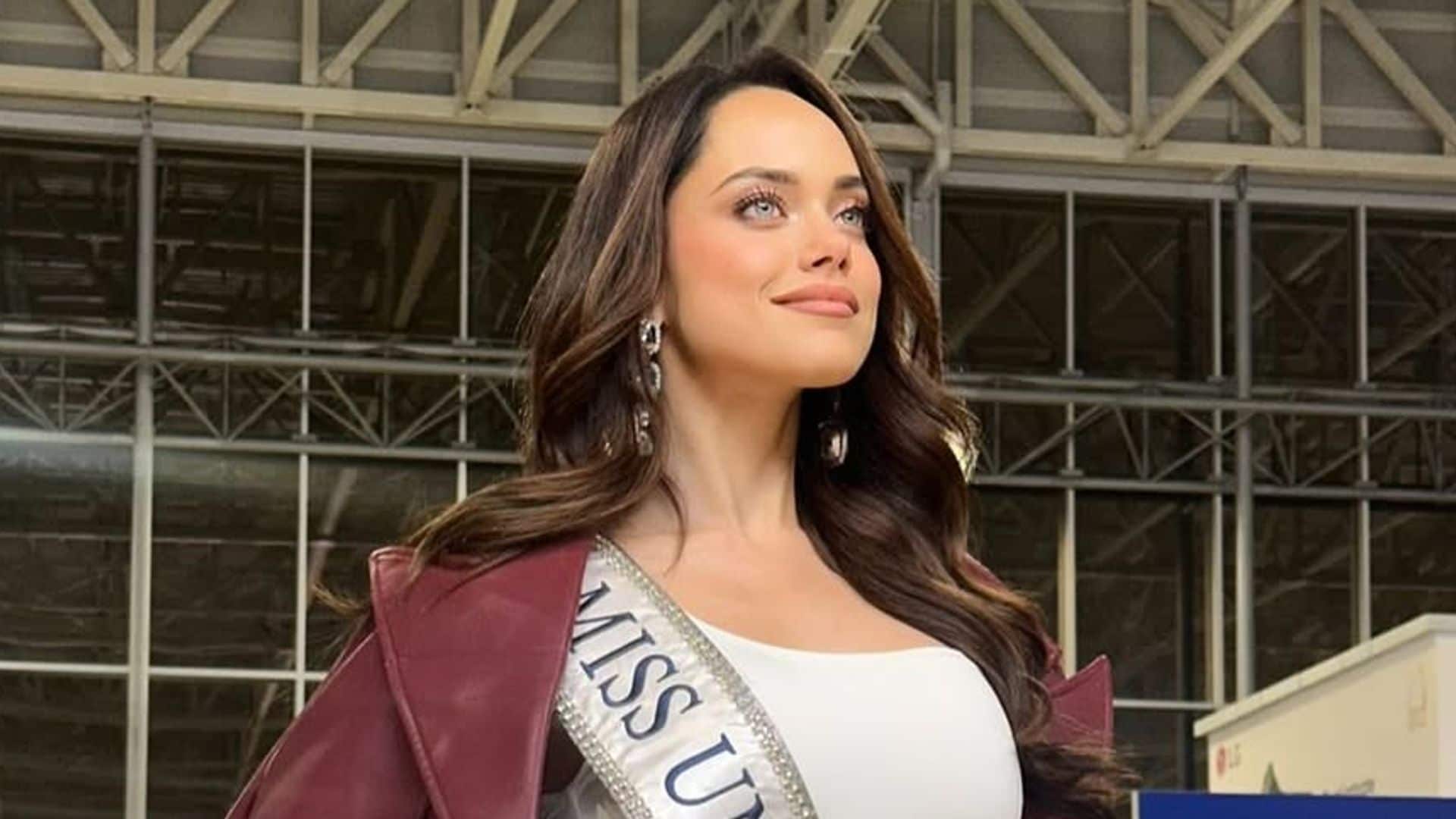 Miss Universe Perú, Karla Bacigalupo, llega a Tailandia orgullosa de sus raíces 
