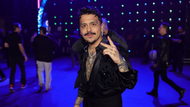 SEVILLE, SPAIN - NOVEMBER 16: Christian Nodal attends The 24th Annual Latin Grammy Awards on November 16, 2023 in Seville, Spain. (Photo by Neilson Barnard/Getty Images for Latin Recording Academy)
