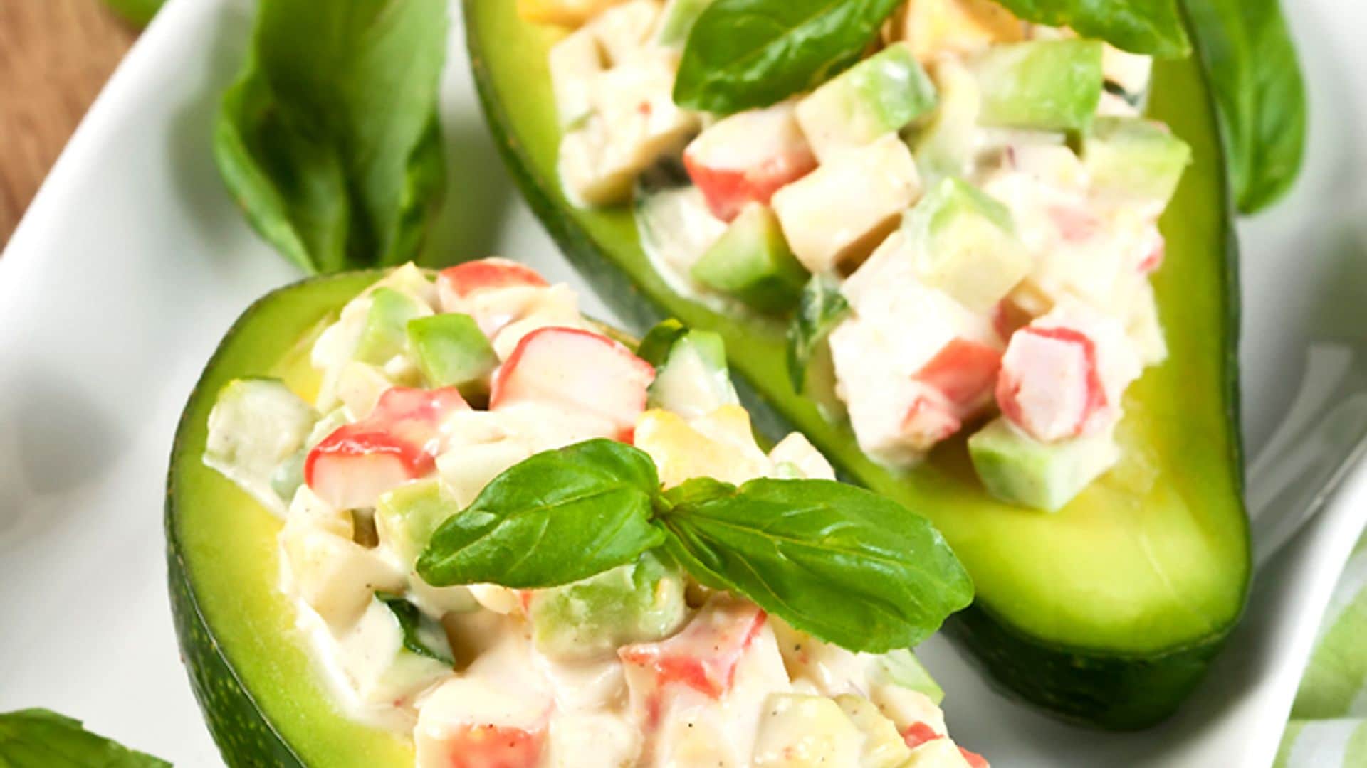 Tartar de aguacate y surimi