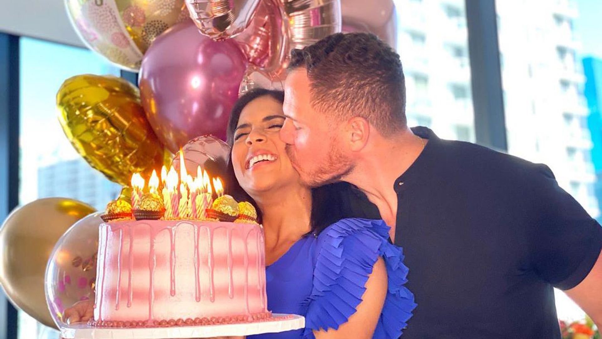 Con mucha alegría, Francisca Lachapel celebró sus 31 años rodeada de amor