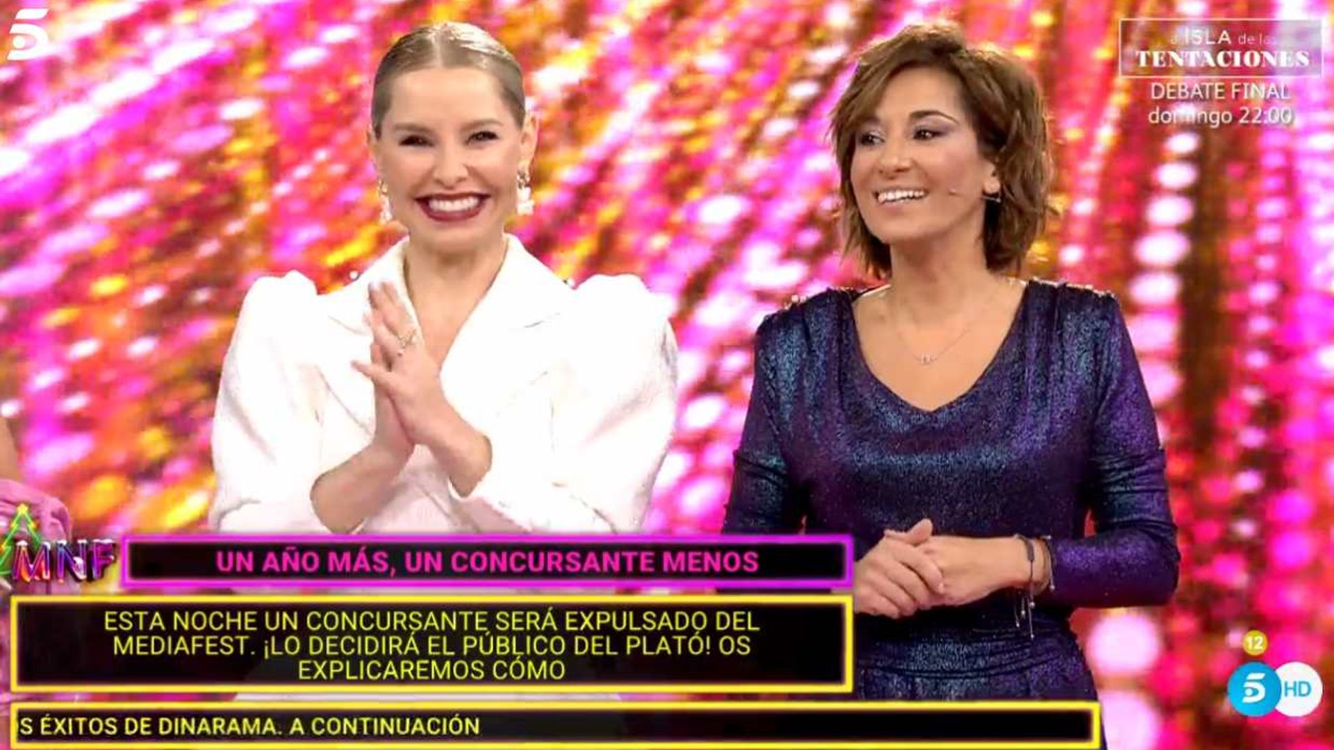 Así ha sido  el debut de Soraya Arnelas como presentadora en el 'Mediafest Night Fever'