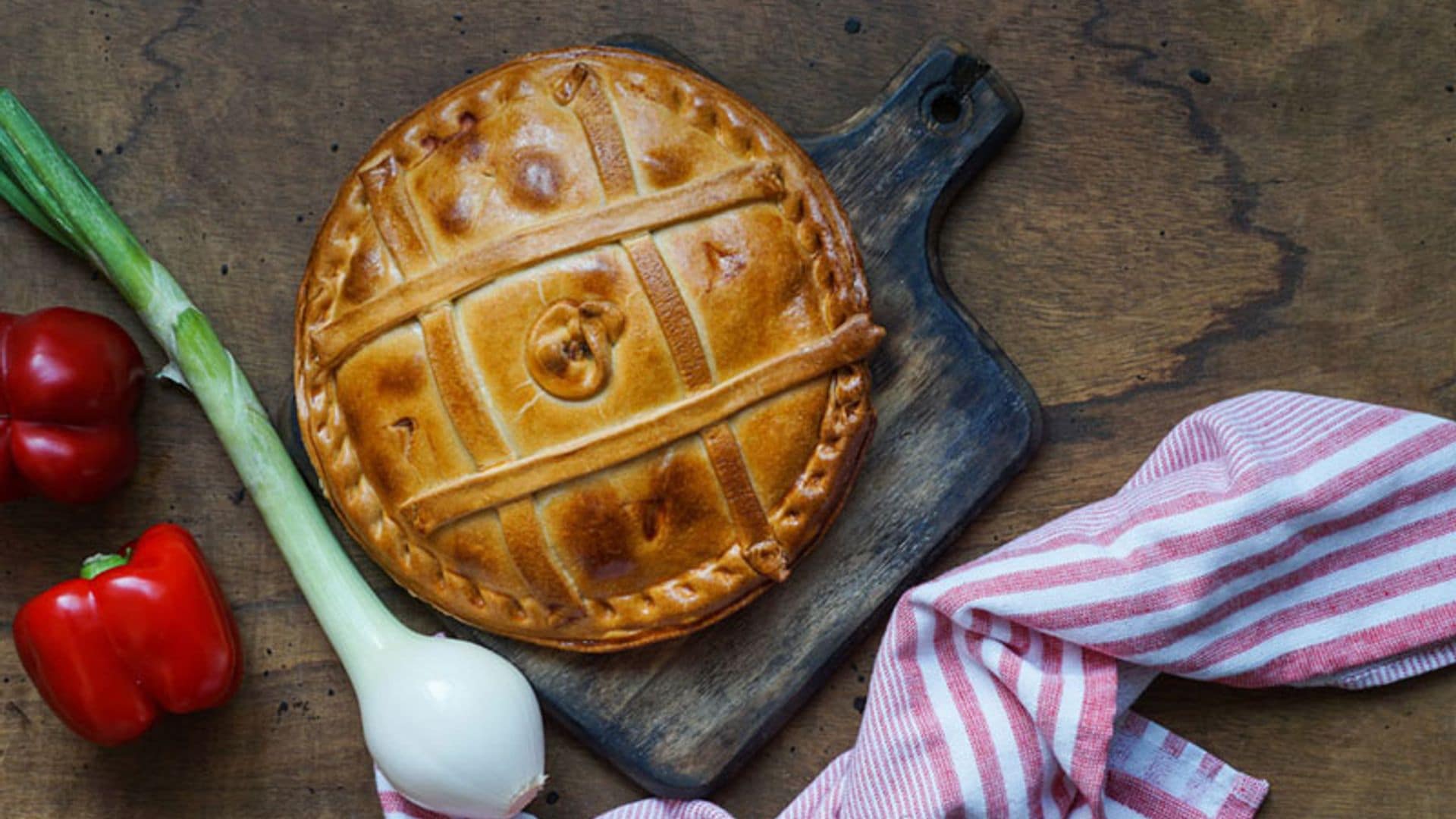 Empanada gallega de verduras