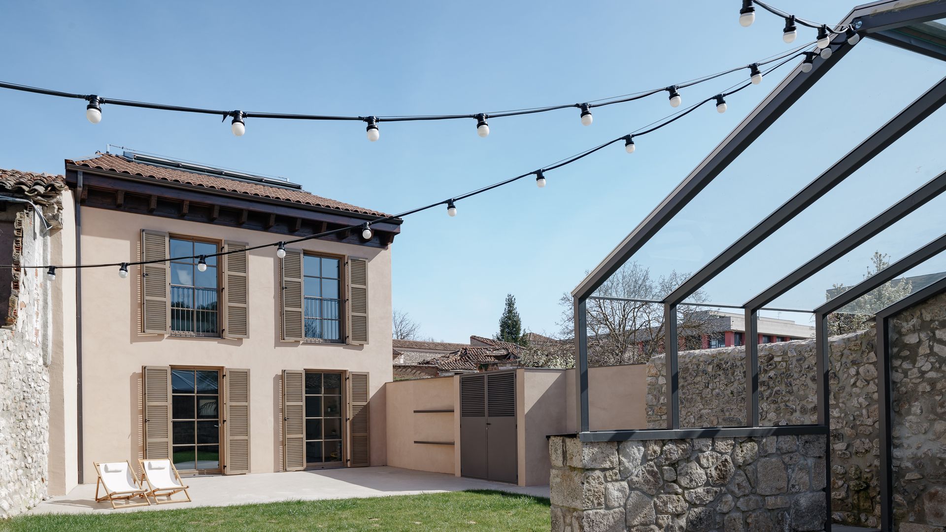 Casa Passivhaus con jardín