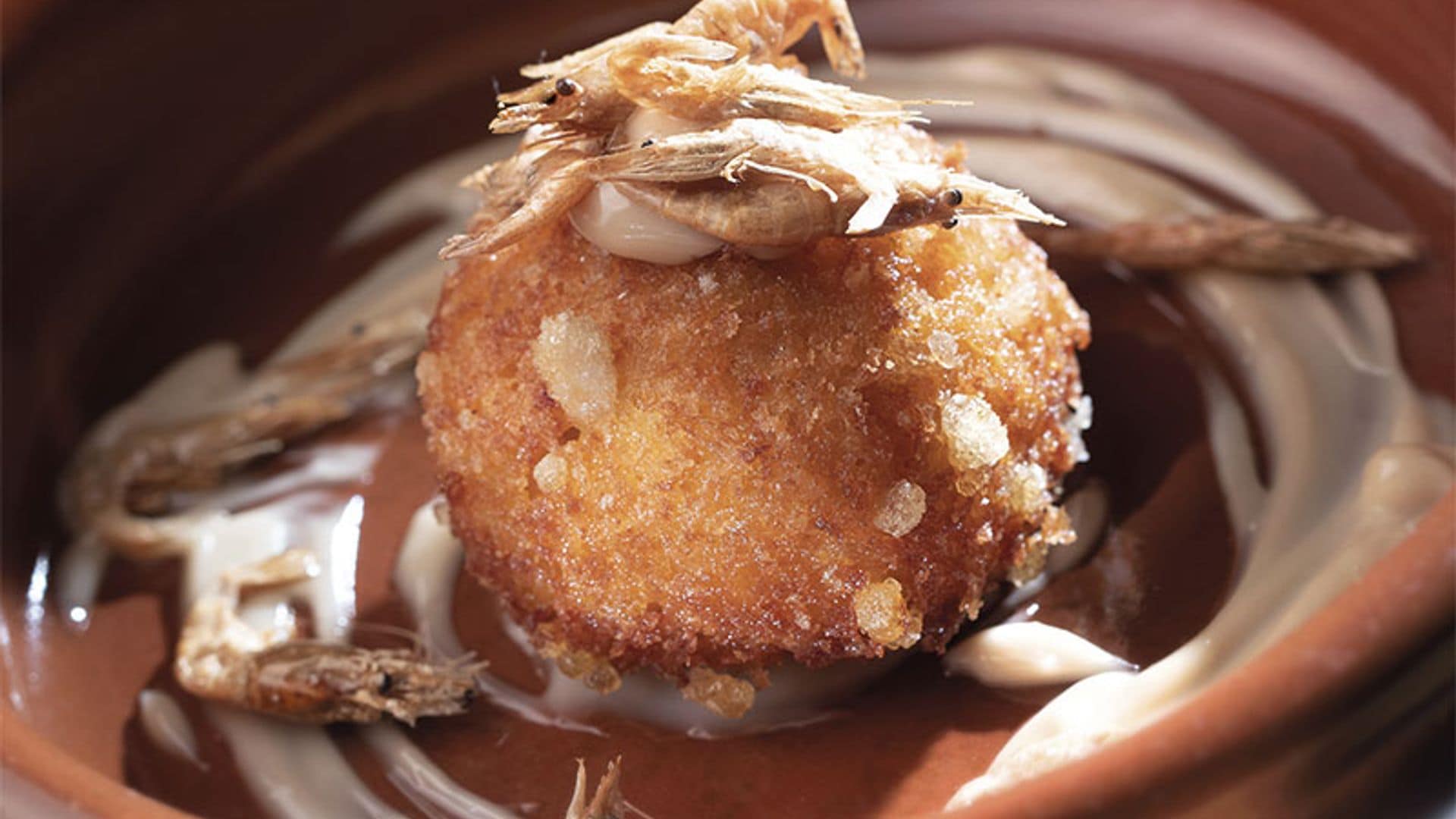 Croquetas de gambas al ajillo