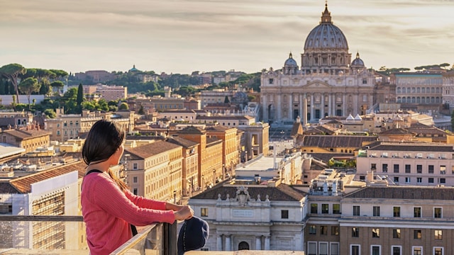 Atardecer en El Vaticano, Roma