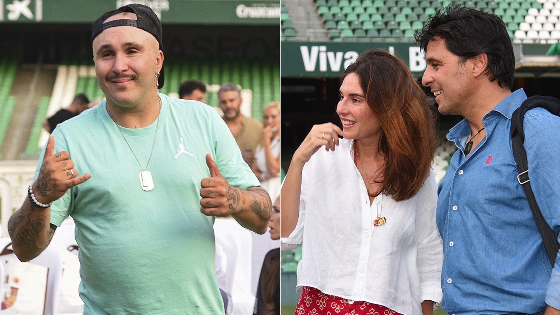 Francisco Rivera, acompañado de Lourdes Montes y su hija Cayetana, coincide con su hermano Kiko por una buena causa