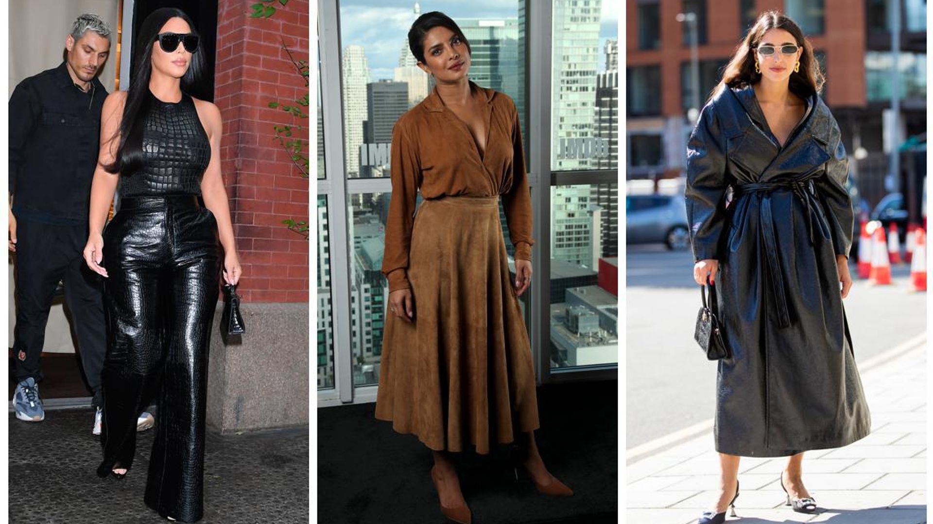 Total look de piel, una de las tendencias más buscadas del otoño