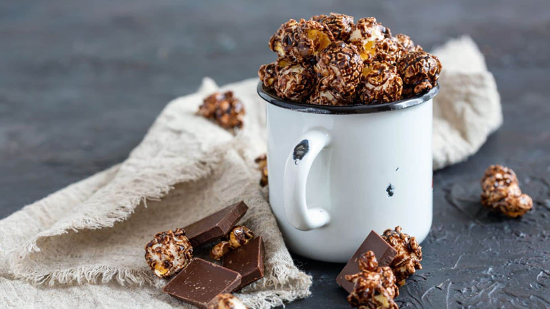 Palomitas con chocolate