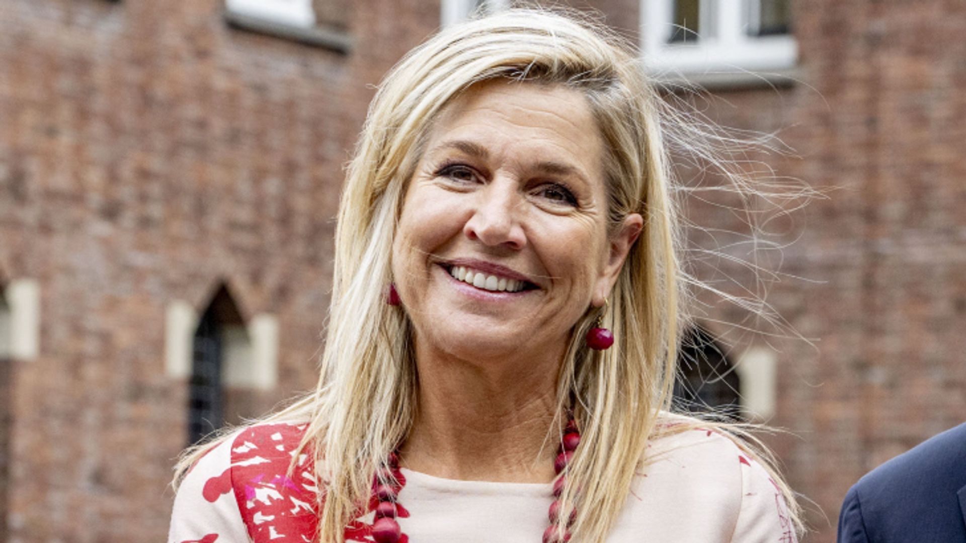 La reina Máxima de Holanda durante su visita a la Academia de Policía de Apeldoorn, el 1 de octubre de 2026. ANP/Shutterstock.