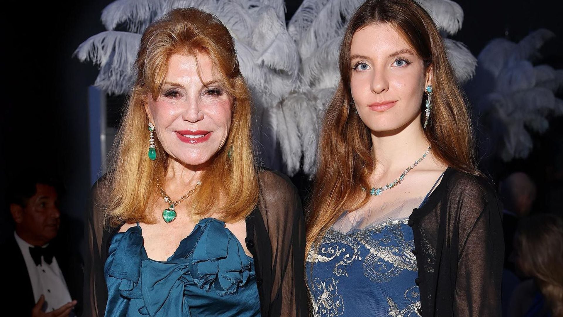 La baronesa Thyssen y su hija Carmen, noche de ‘glamour’ en Venecia