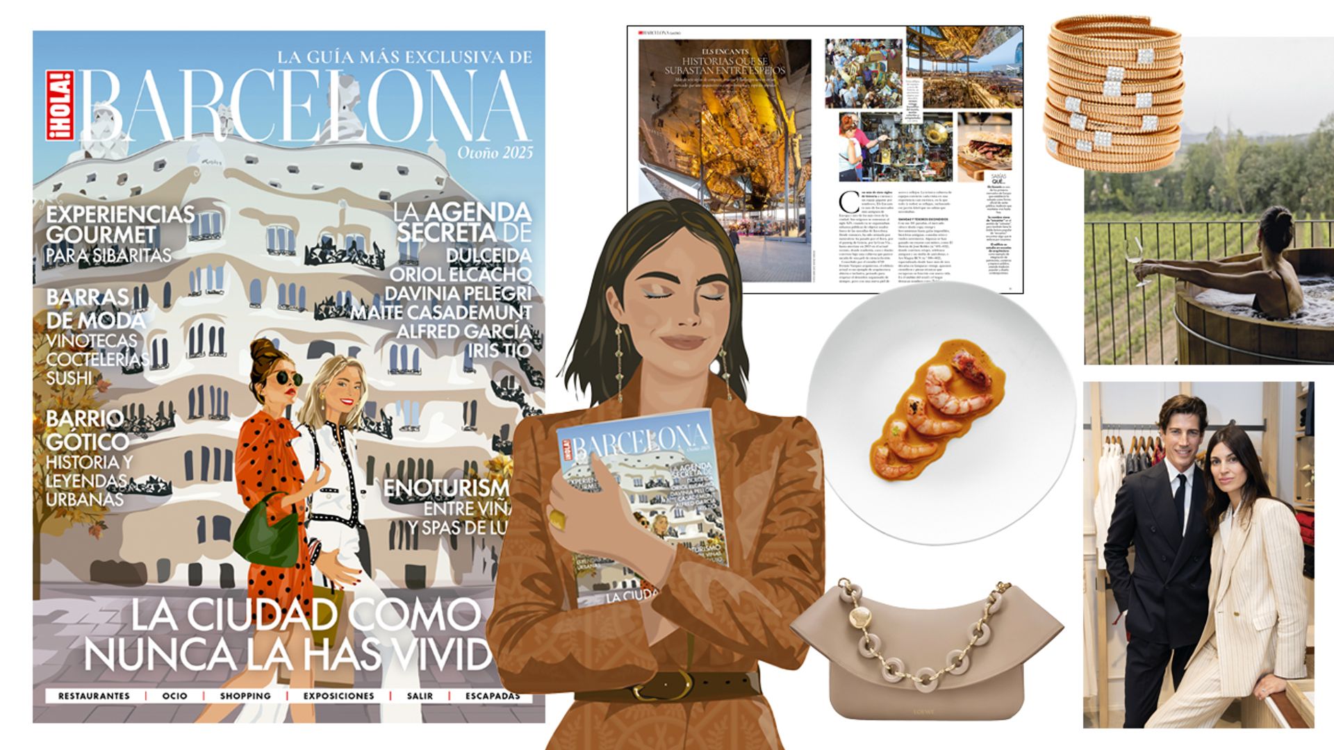 Llega ¡HOLA!Barcelona, la nueva guía para vivir la ciudad con los planes más exclusivos y originales del otoño