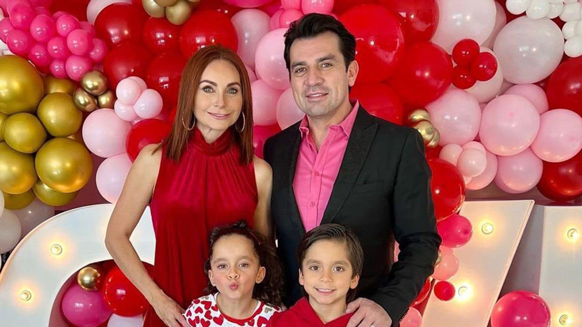La sorpresa con la que Elizabeth Álvarez y sus hijos han celebrado a Jorge Salinas
