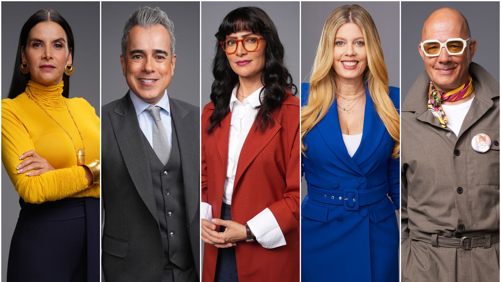 Natalia Ramírez, Jorge Enrique Abello, Ana María Orozco, Lorna Cepeda, Julián Arango, estrellas de 'Betty La Fea, La Historia Continúa', de Prime Video.