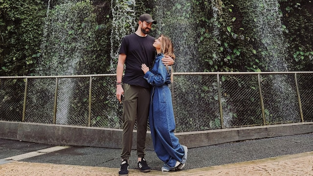 Sofía Castro y Pablo Bernot en su luna de miel.