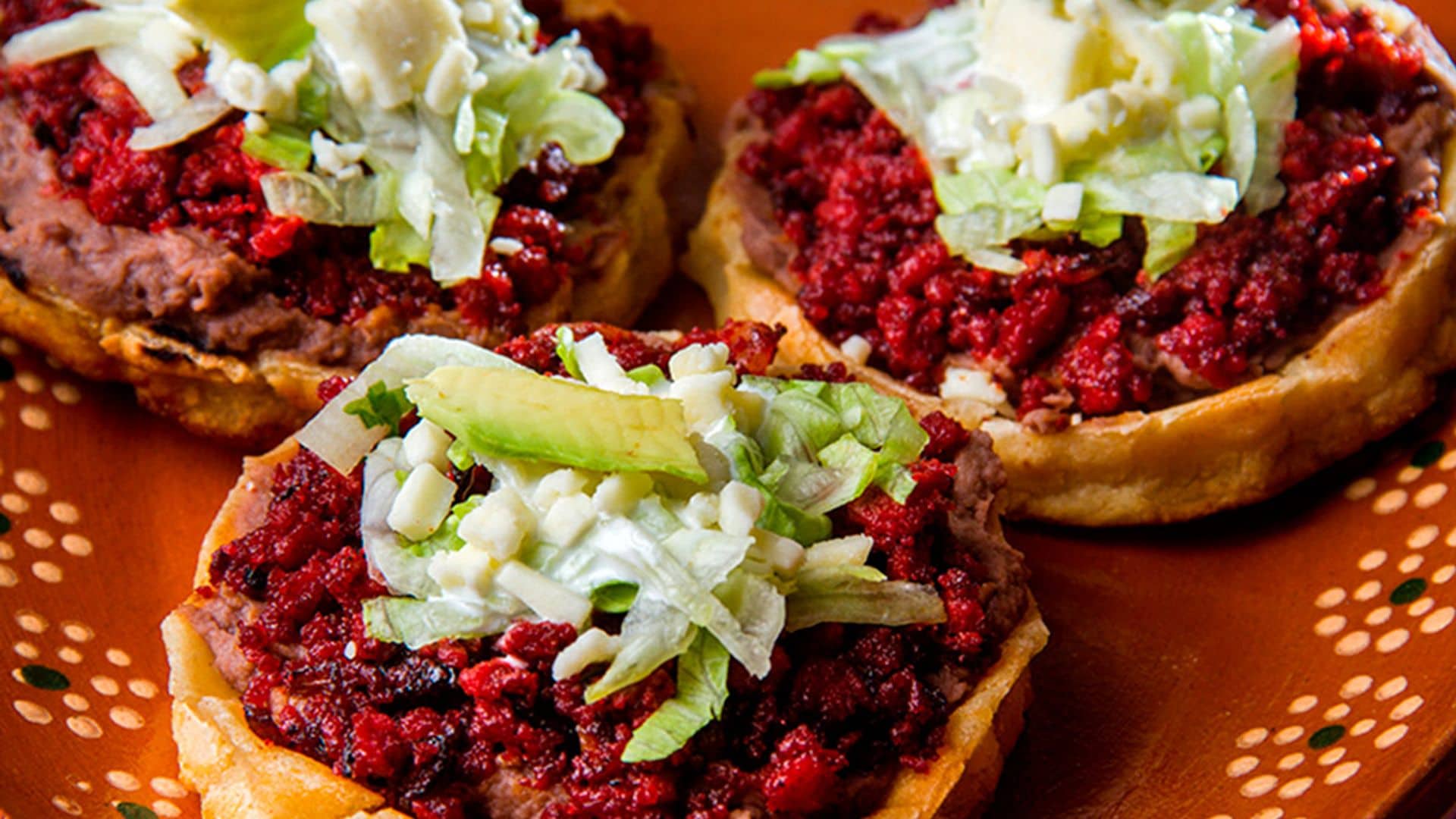 Sopes de chorizo