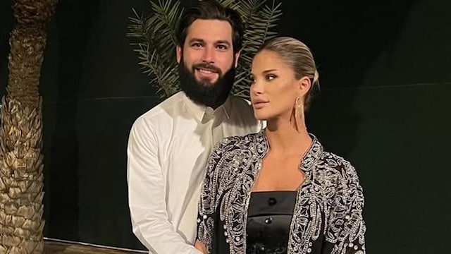 Jota Peleteiro y Ajla el día de su boda