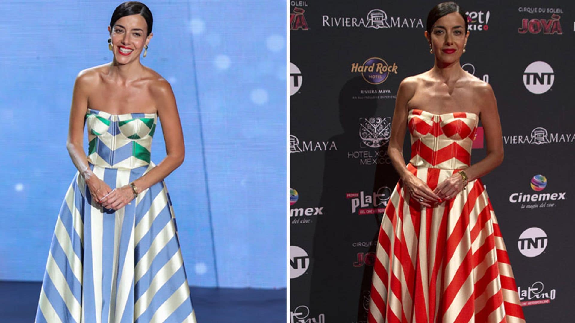 Todos pensaron que el vestido de Cecilia Suárez cambiaba de color, pero esto fue lo que pasó