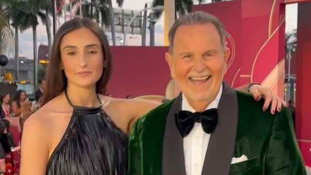 Raúl de Molina y su hija Mía.