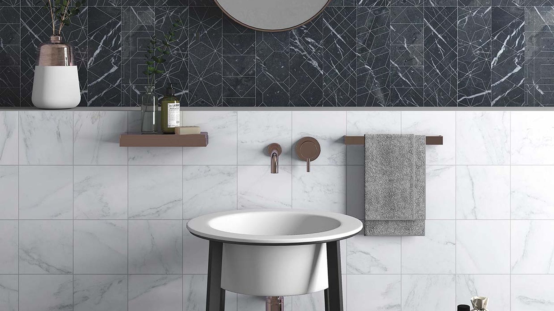 Ideas para decorar aseos o baños de cortesía con encanto