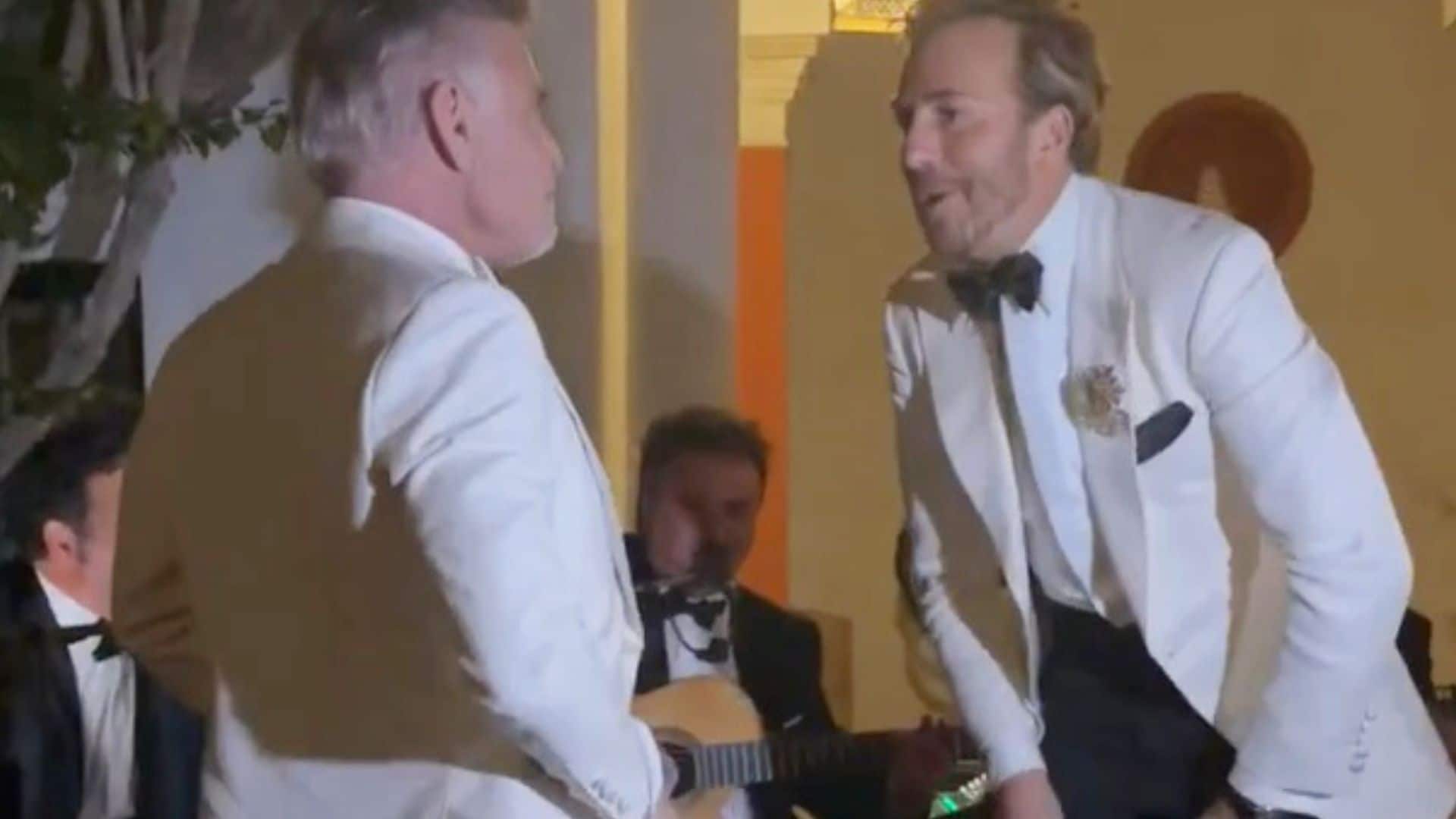 De la euforia de los novios al baile de Belén Esteban: los momentazos de la celebración de Raúl Prieto y Joaquín Torres