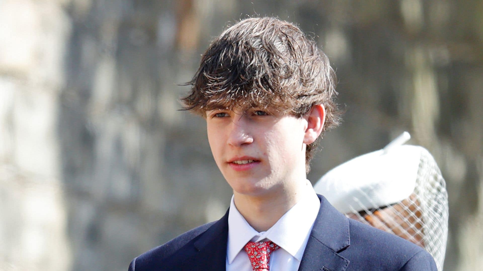 James, conde de Wessex, con su padre en la Semana Santa de 2025