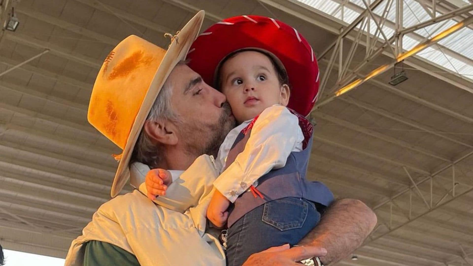 El tierno reencuentro de El Potrillo con su nieta Cayetana