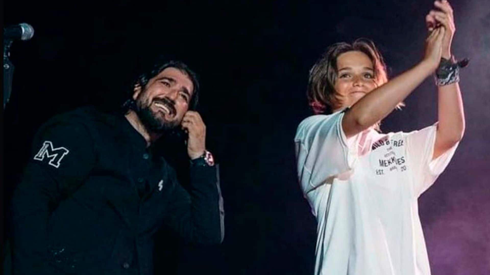El hijo de Antonio Orozco de 16 años concede su primera entrevista y le dedica estas bonitas palabras a su padre