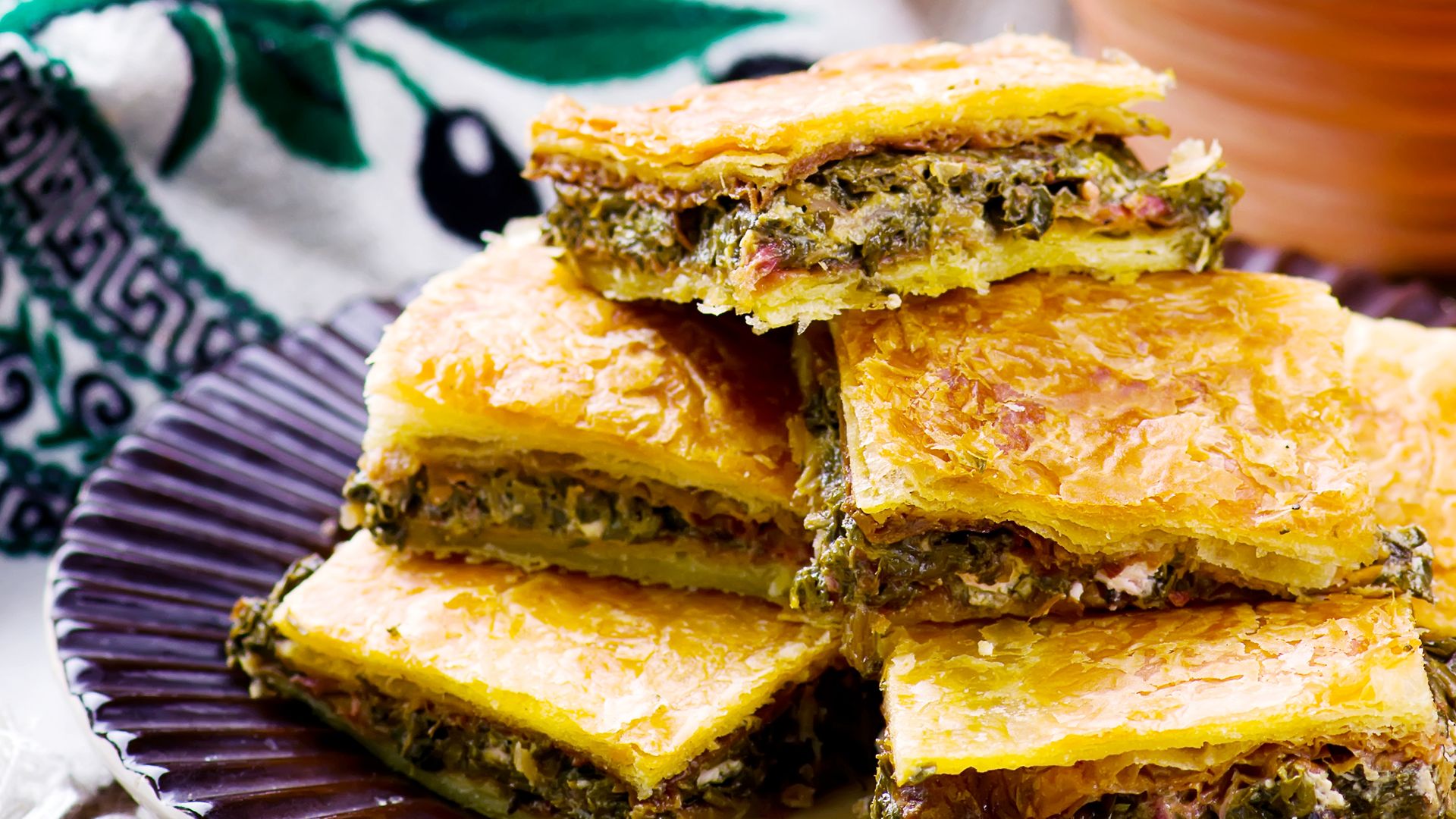 Tarta griega Hortopita.